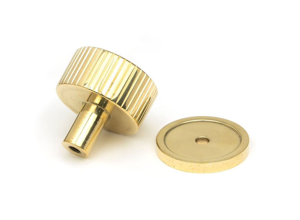 From The Anvil's Polished Brass 32mm Judd Cabinet Knob