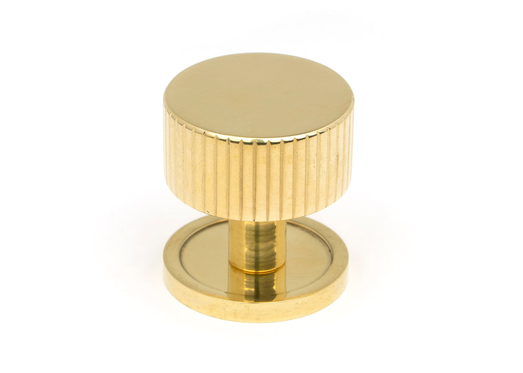 From The Anvil's Polished Brass 32mm Judd Cabinet Knob