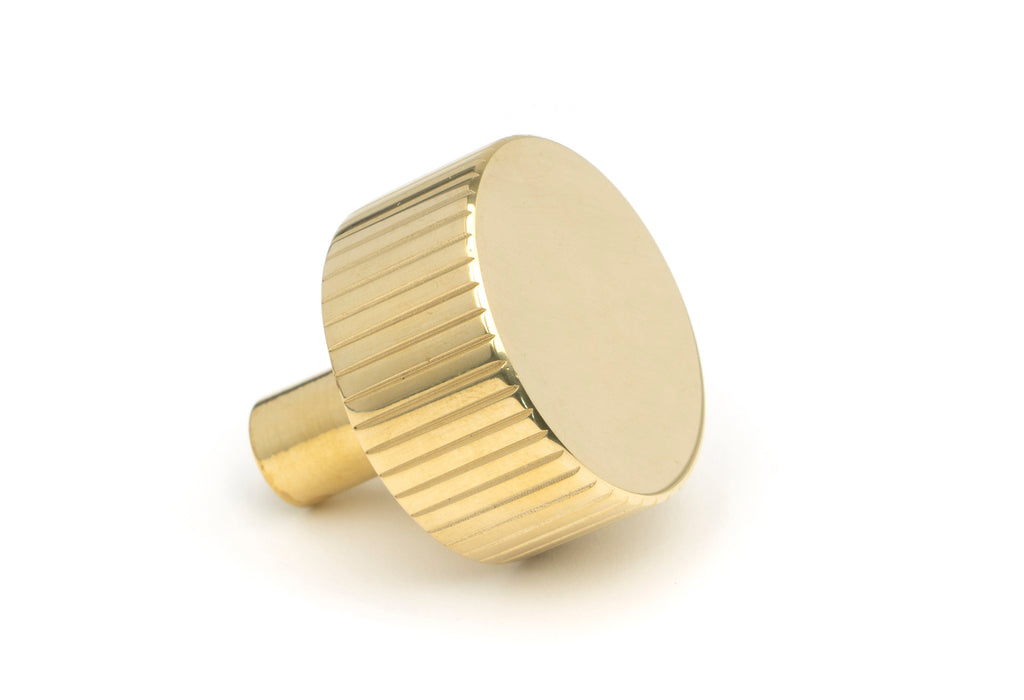 From The Anvil's Polished Brass 32mm Judd Cabinet Knob