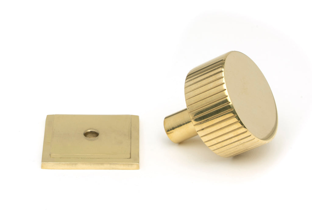 From The Anvil's Polished Brass 32mm Judd Cabinet Knob