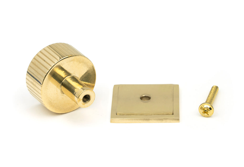 From The Anvil's Polished Brass 32mm Judd Cabinet Knob