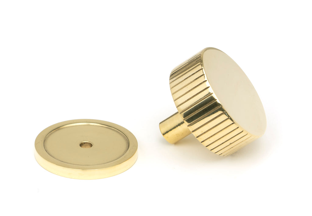 From The Anvil's Polished Brass 38mm Judd Cabinet Knob