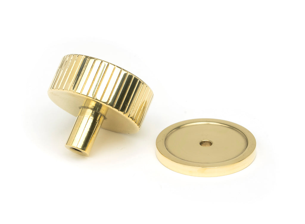 From The Anvil's Polished Brass 38mm Judd Cabinet Knob