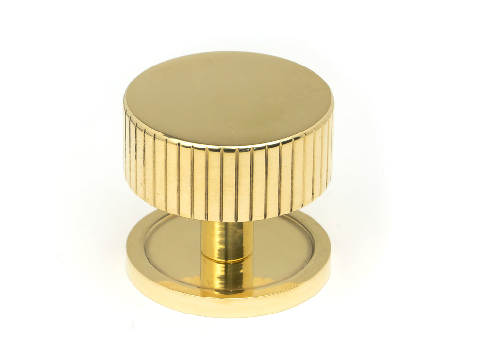 From The Anvil's Polished Brass 38mm Judd Cabinet Knob