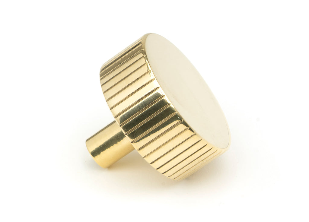 From The Anvil's Polished Brass 38mm Judd Cabinet Knob