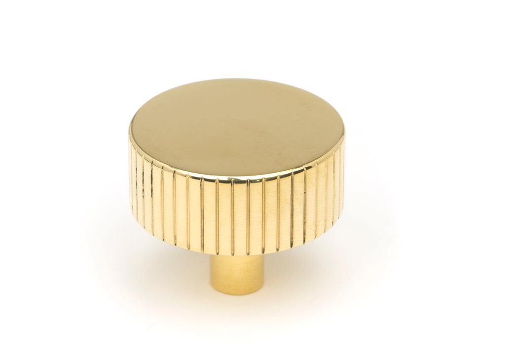 From The Anvil's Polished Brass 38mm Judd Cabinet Knob