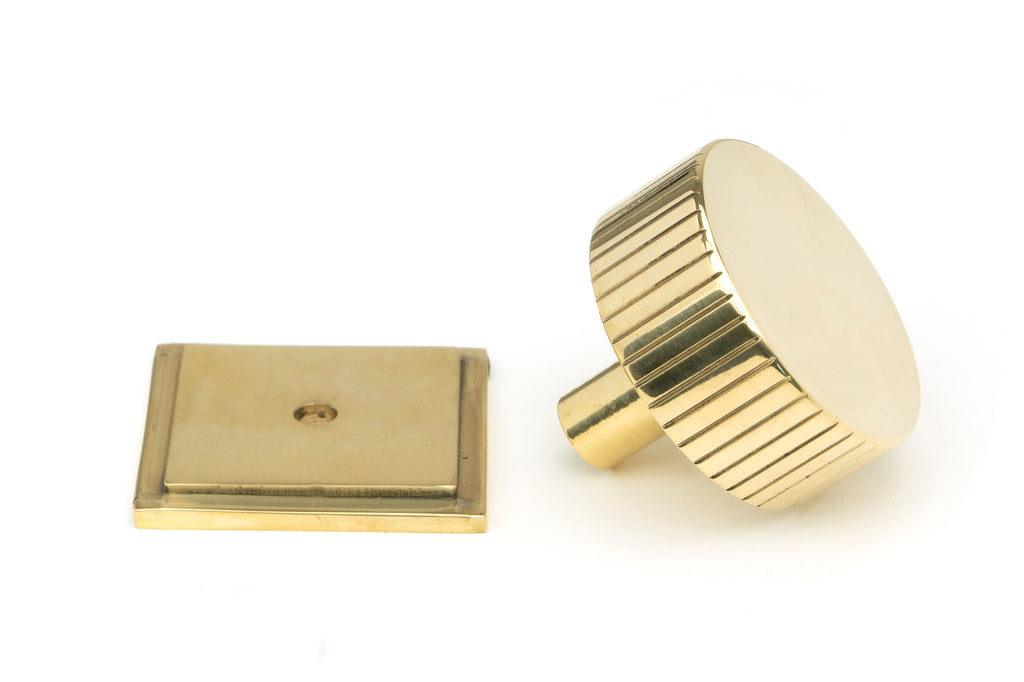 From The Anvil's Polished Brass 38mm Judd Cabinet Knob