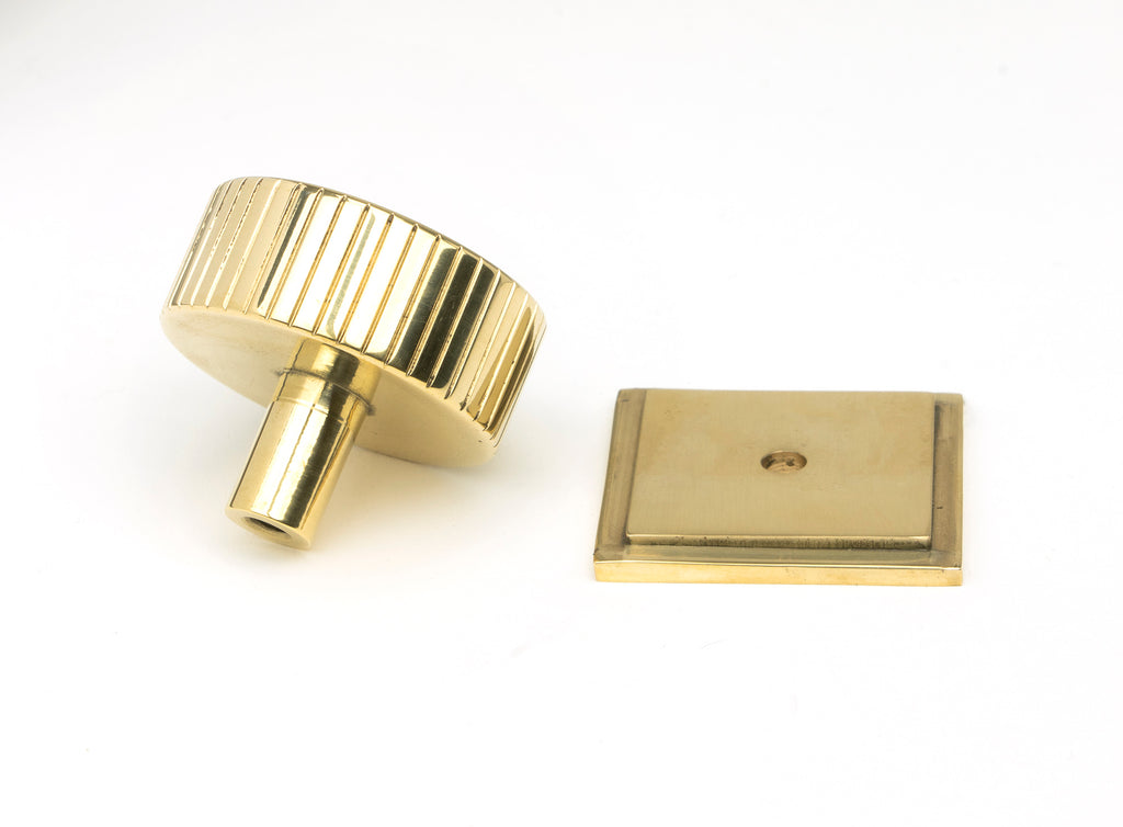 From The Anvil's Polished Brass 38mm Judd Cabinet Knob