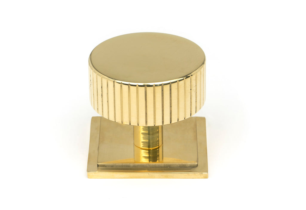 From The Anvil's Polished Brass 38mm Judd Cabinet Knob