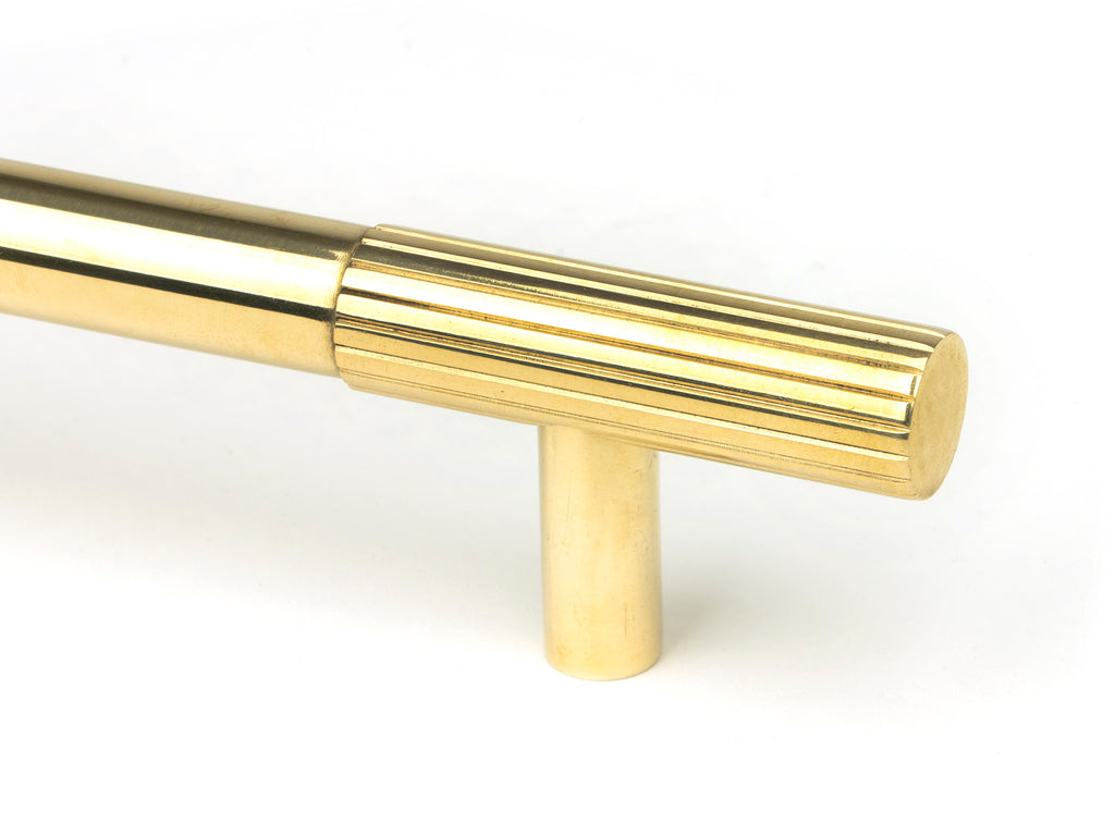 From The Anvil's Polished Brass Judd Pull Handle