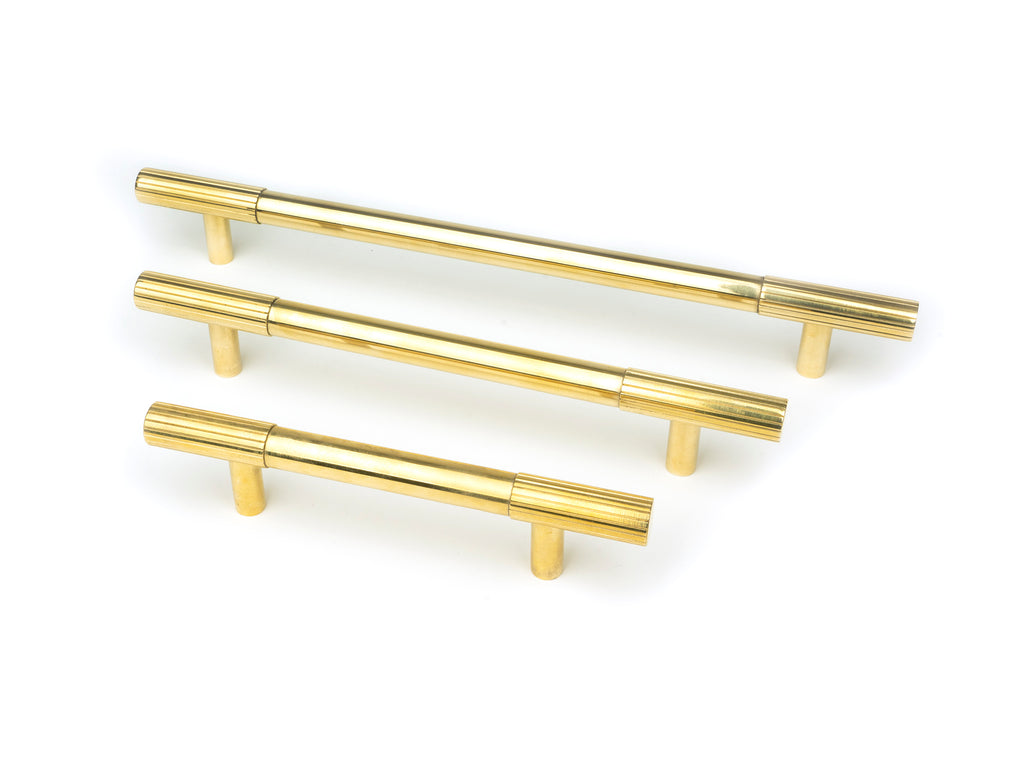 From The Anvil's Polished Brass Judd Pull Handle