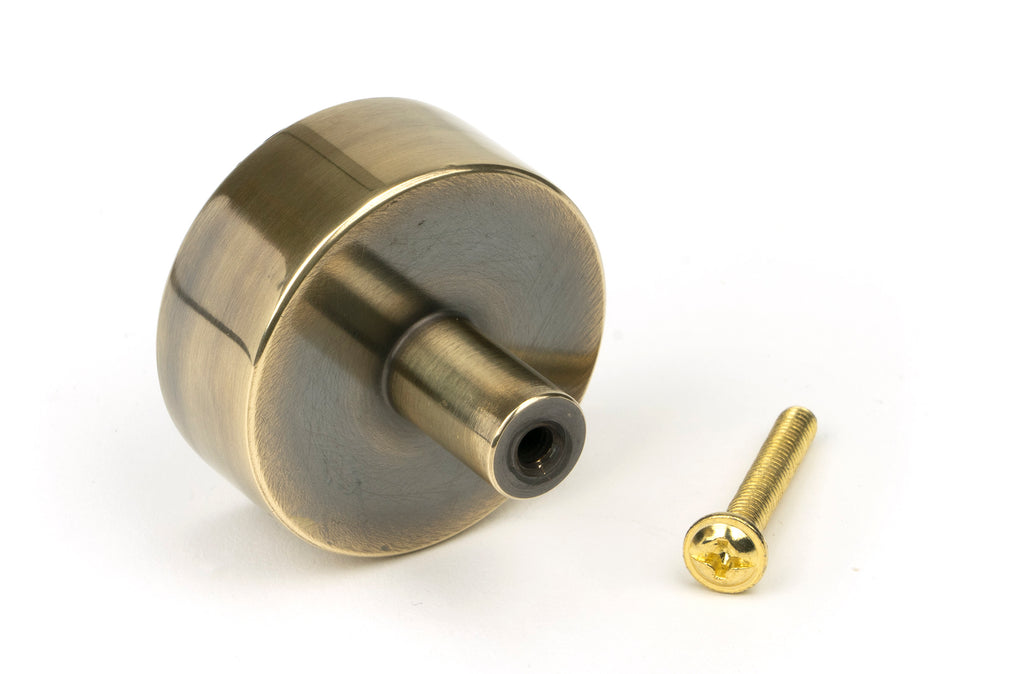 From The Anvil's Aged Brass 38mm Kelso Cabinet Knob