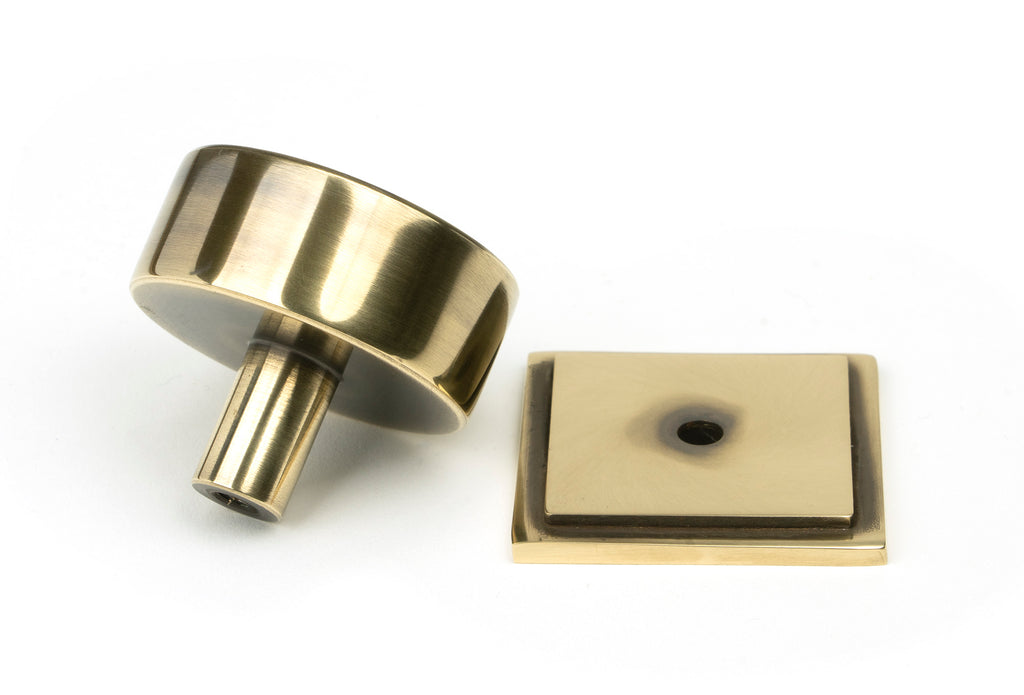 From The Anvil's Aged Brass 38mm Kelso Cabinet Knob