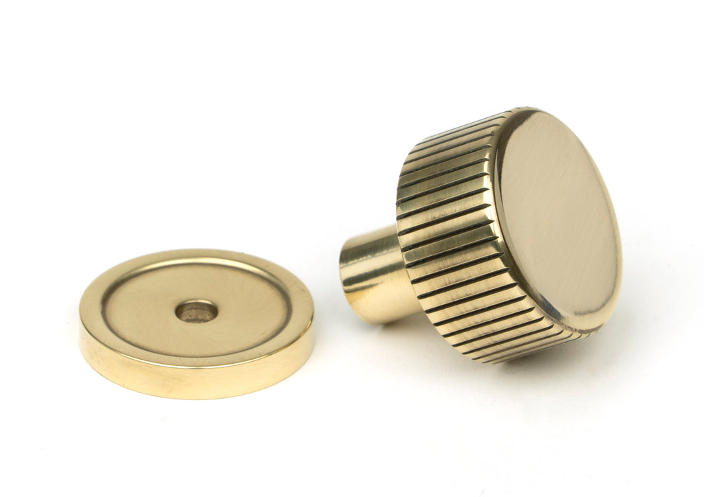 From The Anvil's Aged Brass 25mm Judd Cabinet Knob