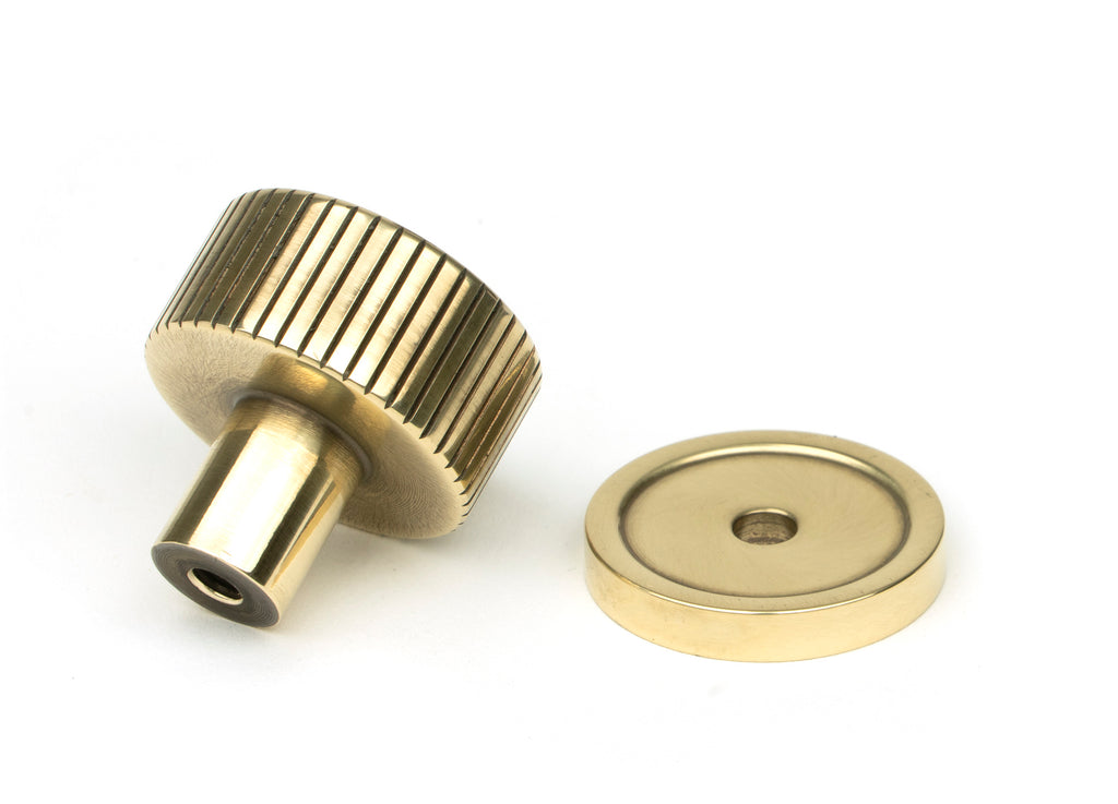 From The Anvil's Aged Brass 25mm Judd Cabinet Knob