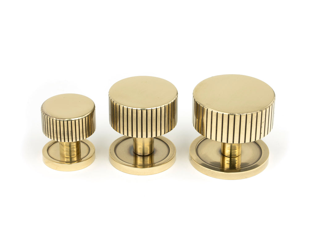 From The Anvil's Aged Brass 25mm Judd Cabinet Knob