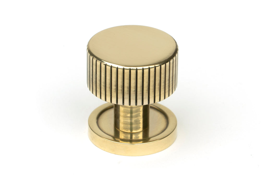 From The Anvil's Aged Brass 25mm Judd Cabinet Knob