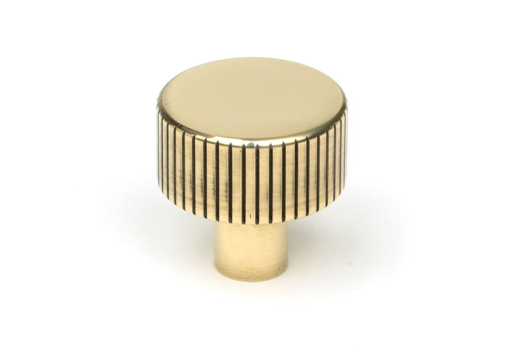 From The Anvil's Aged Brass 25mm Judd Cabinet Knob