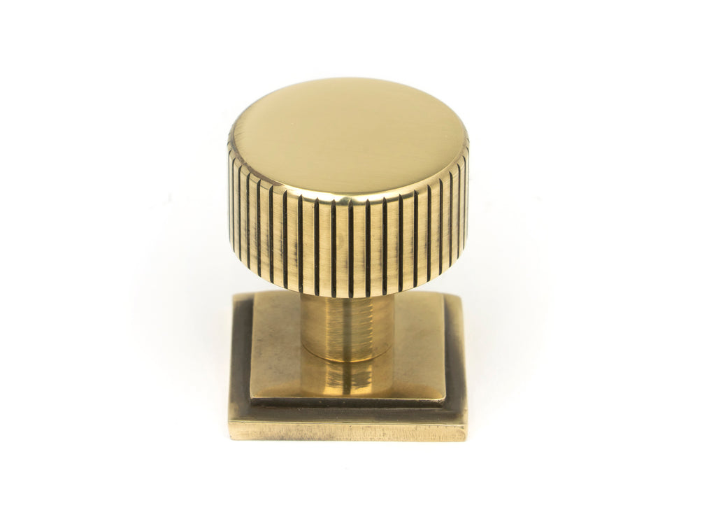 From The Anvil's Aged Brass 25mm Judd Cabinet Knob