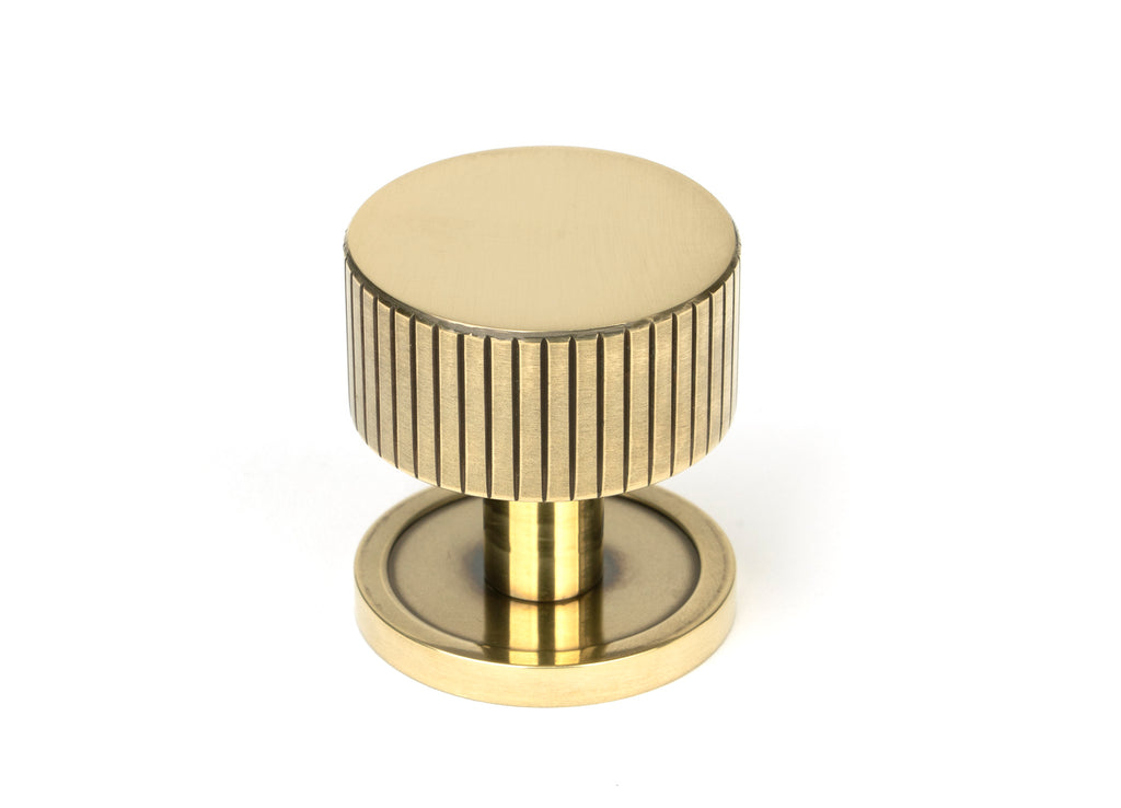 From The Anvil's Aged Brass 32mm Judd Cabinet Knob