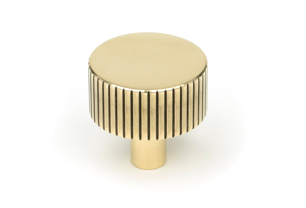 From The Anvil's Aged Brass 32mm Judd Cabinet Knob