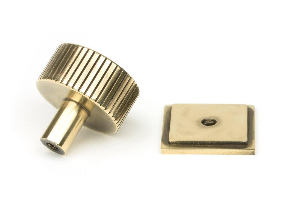 From The Anvil's Aged Brass 32mm Judd Cabinet Knob