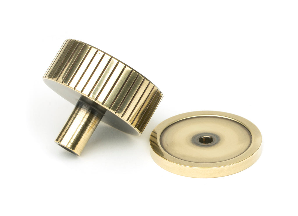 From The Anvil's Aged Brass 38mm Judd Cabinet Knob