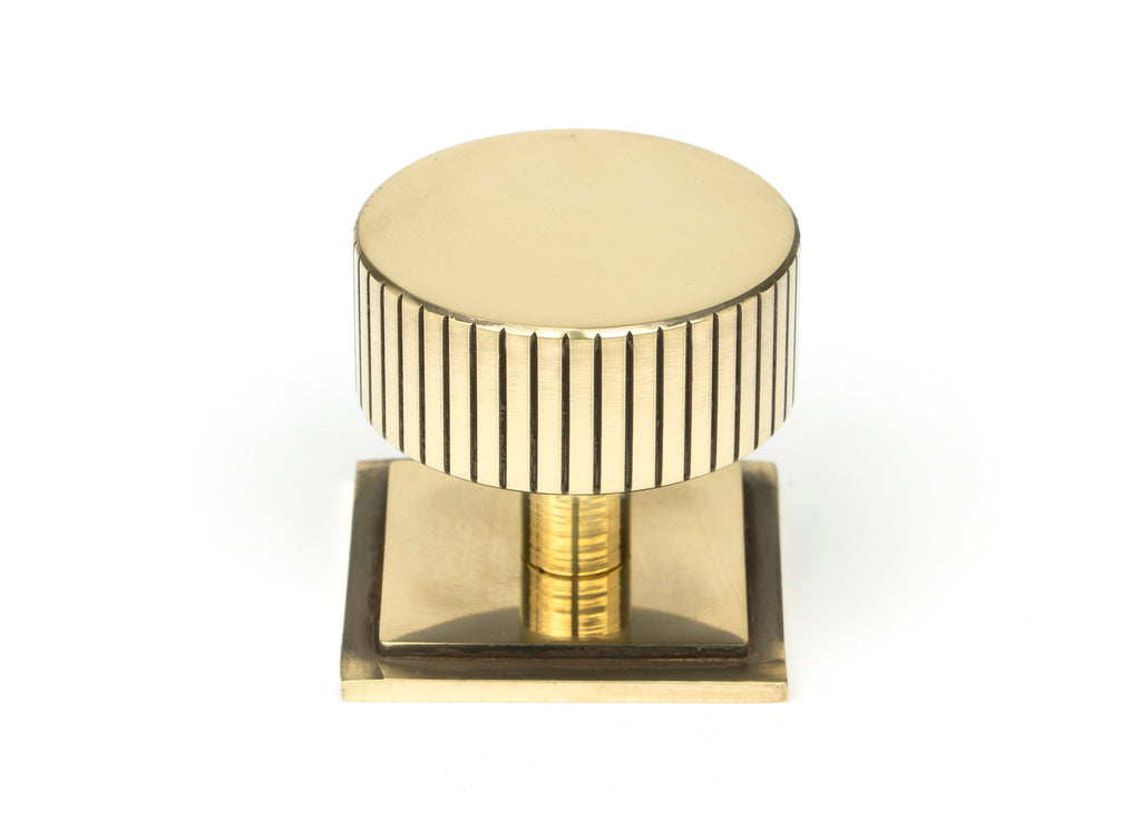 From The Anvil's Aged Brass 38mm Judd Cabinet Knob