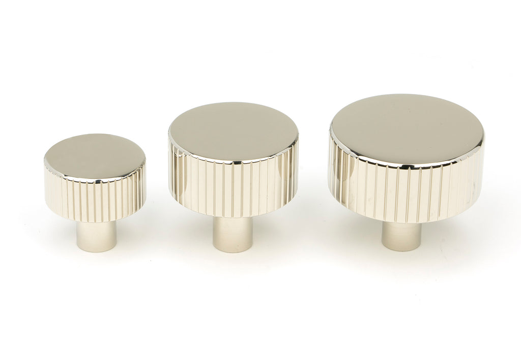 From The Anvil's Polished Nickel 25mm Judd Cabinet Knob