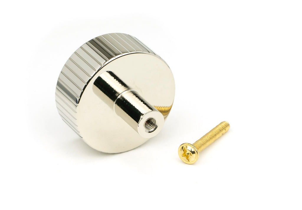 From The Anvil's Polished Nickel 38mm Judd Cabinet Knob