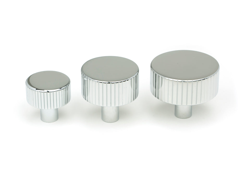 From The Anvil's Polished Chrome 25mm Judd Cabinet Knob