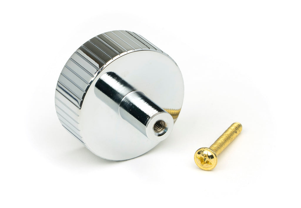 From The Anvil's Polished Chrome 38mm Judd Cabinet Knob