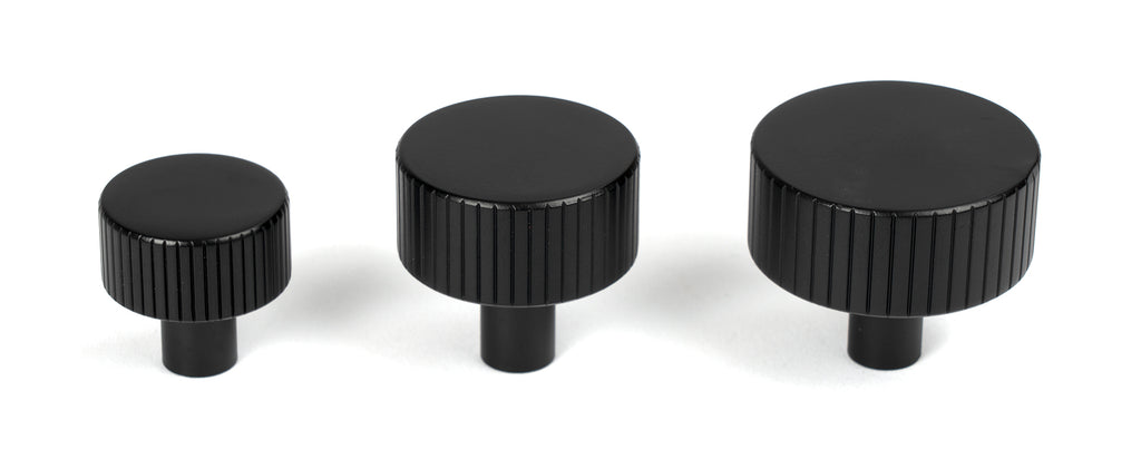 From The Anvil's Matt Black 25mm Judd Cabinet Knob