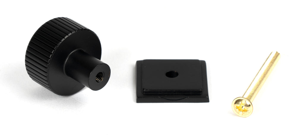 From The Anvil's Matt Black 25mm Judd Cabinet Knob