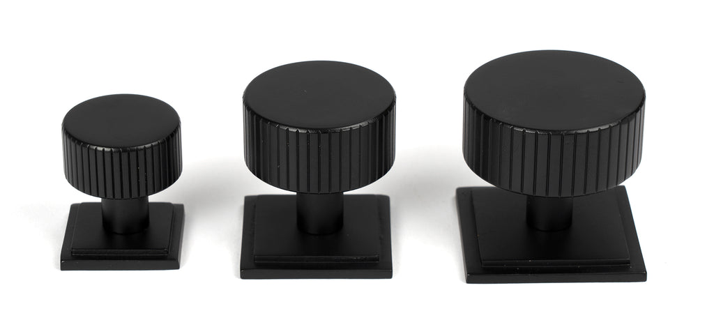 From The Anvil's Matt Black 25mm Judd Cabinet Knob