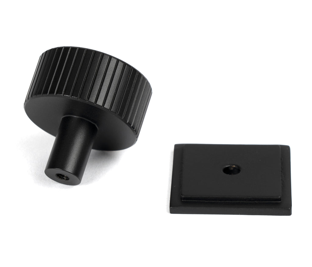 From The Anvil's Matt Black 32mm Judd Cabinet Knob