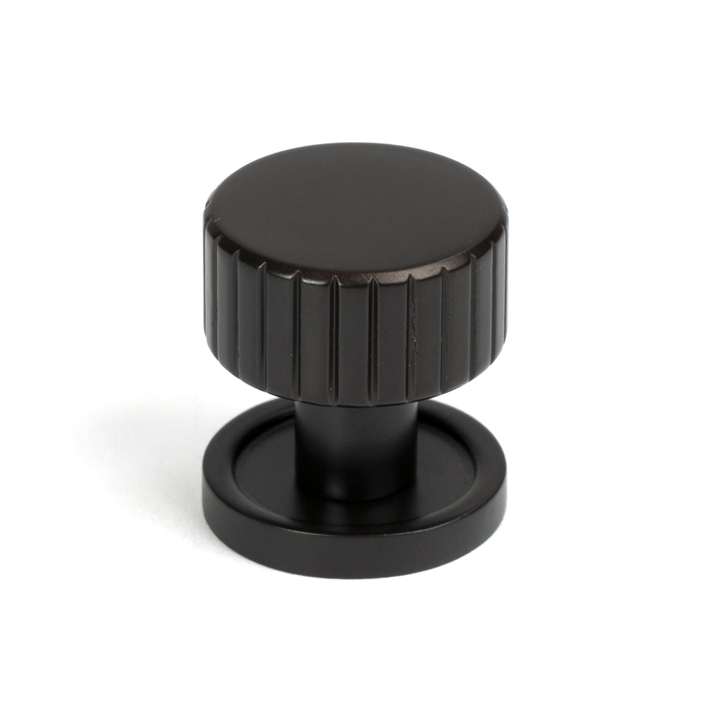 From The Anvil's Aged Bronze 25mm Judd Cabinet Knob