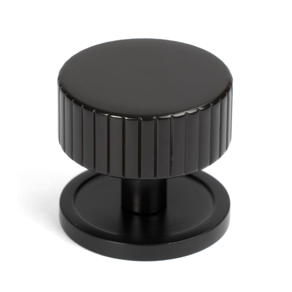 From The Anvil's Aged Bronze 38mm Judd Cabinet Knob