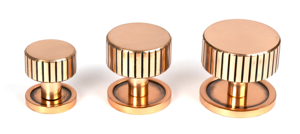 From The Anvil's Polished Bronze 25mm Judd Cabinet Knob