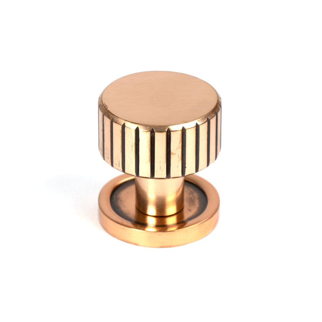 From The Anvil's Polished Bronze 25mm Judd Cabinet Knob