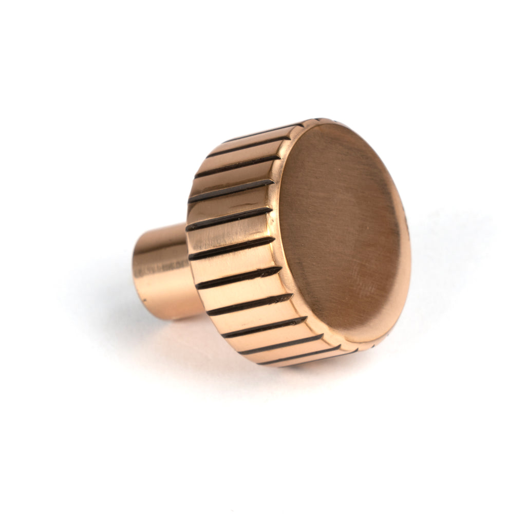 From The Anvil's Polished Bronze 25mm Judd Cabinet Knob