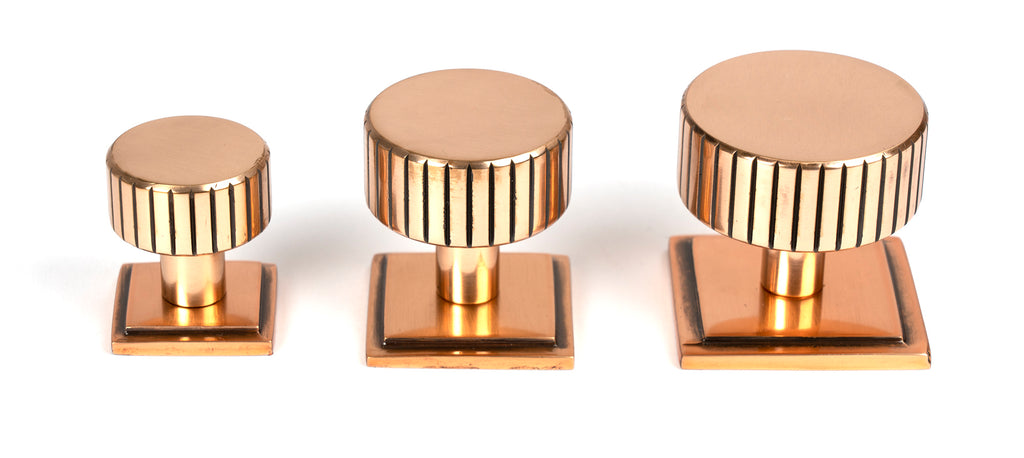 From The Anvil's Polished Bronze 25mm Judd Cabinet Knob