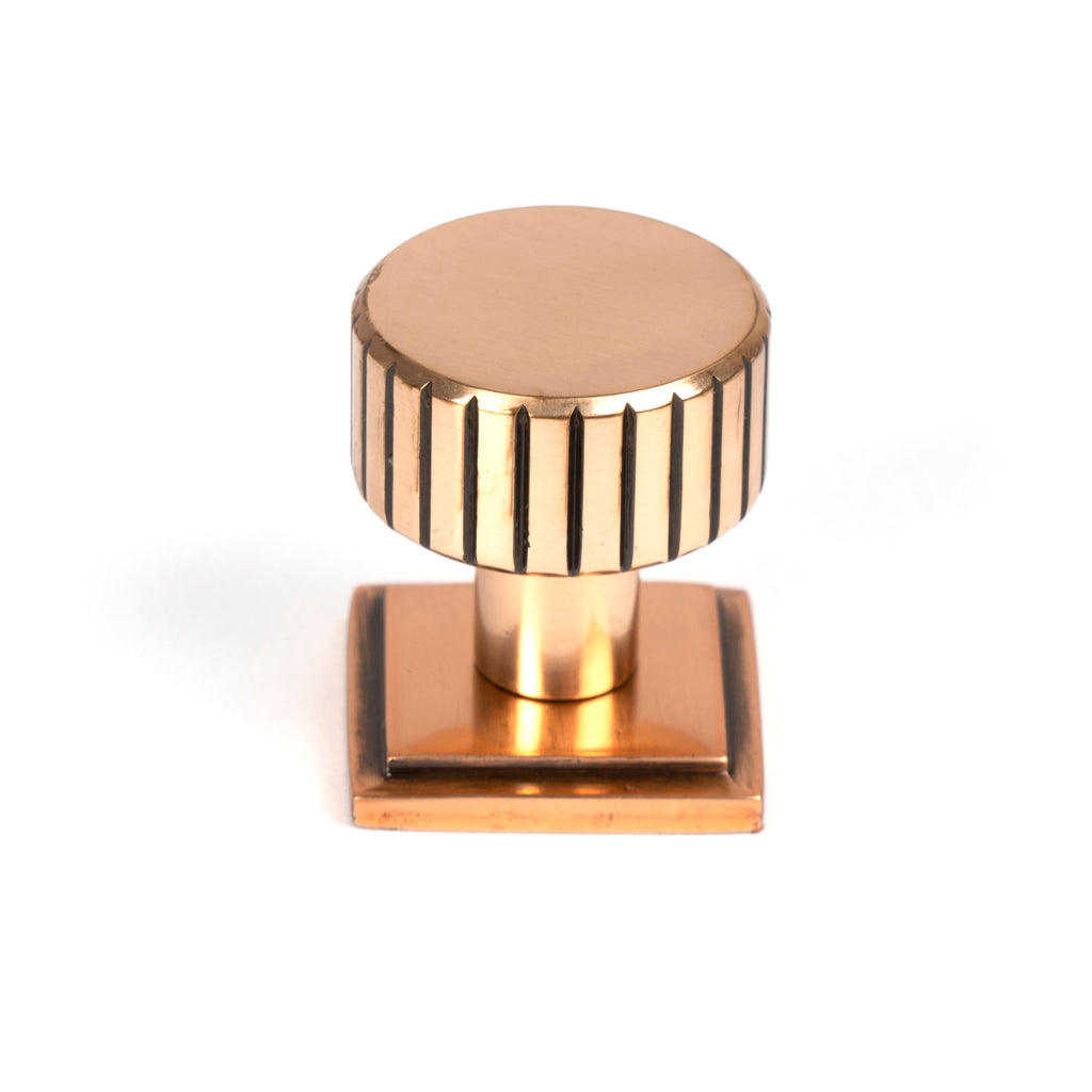 From The Anvil's Polished Bronze 25mm Judd Cabinet Knob