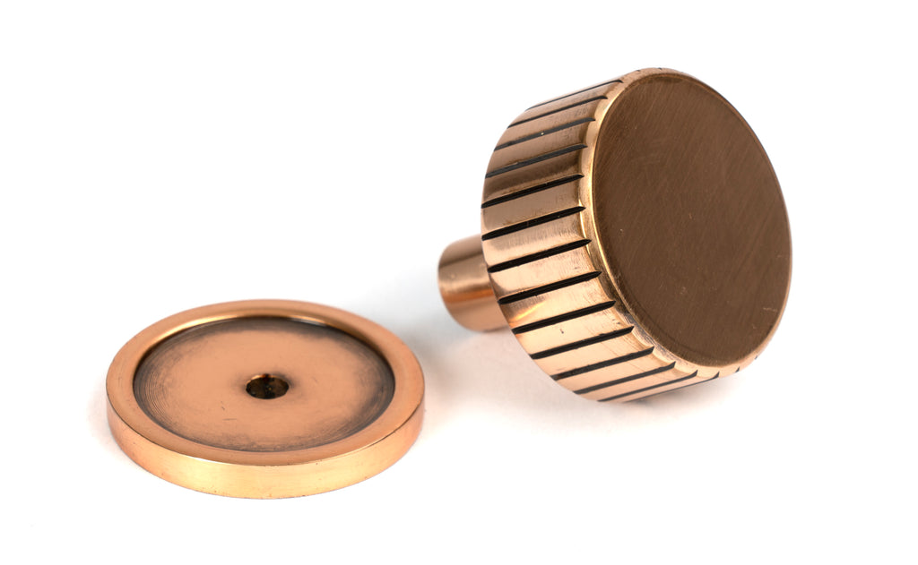 From The Anvil's Polished Bronze 32mm Judd Cabinet Knob