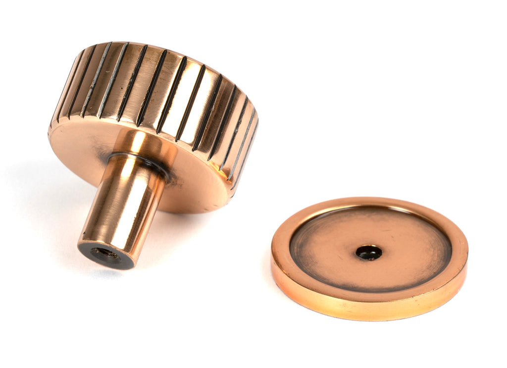 From The Anvil's Polished Bronze 32mm Judd Cabinet Knob