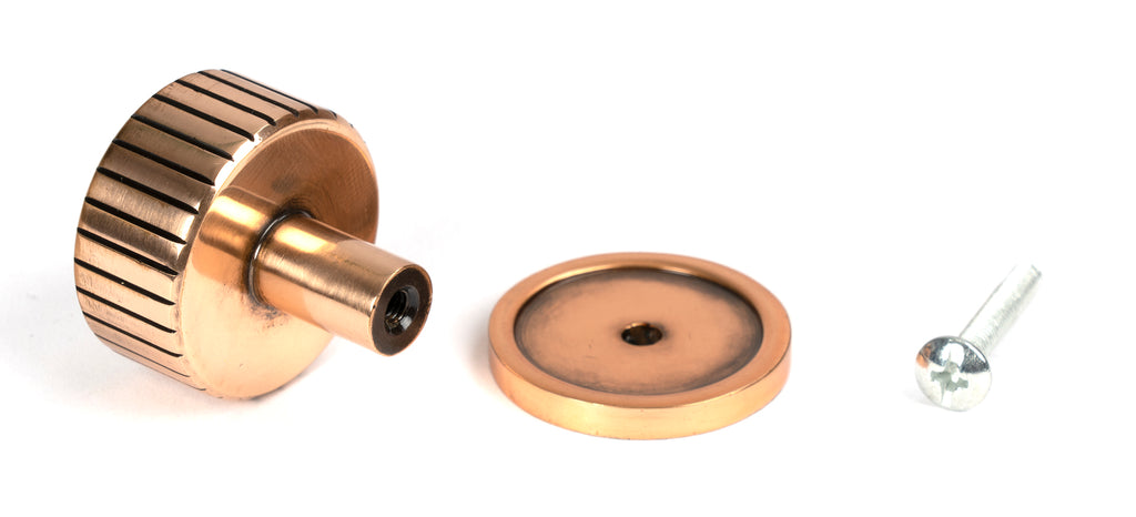 From The Anvil's Polished Bronze 32mm Judd Cabinet Knob