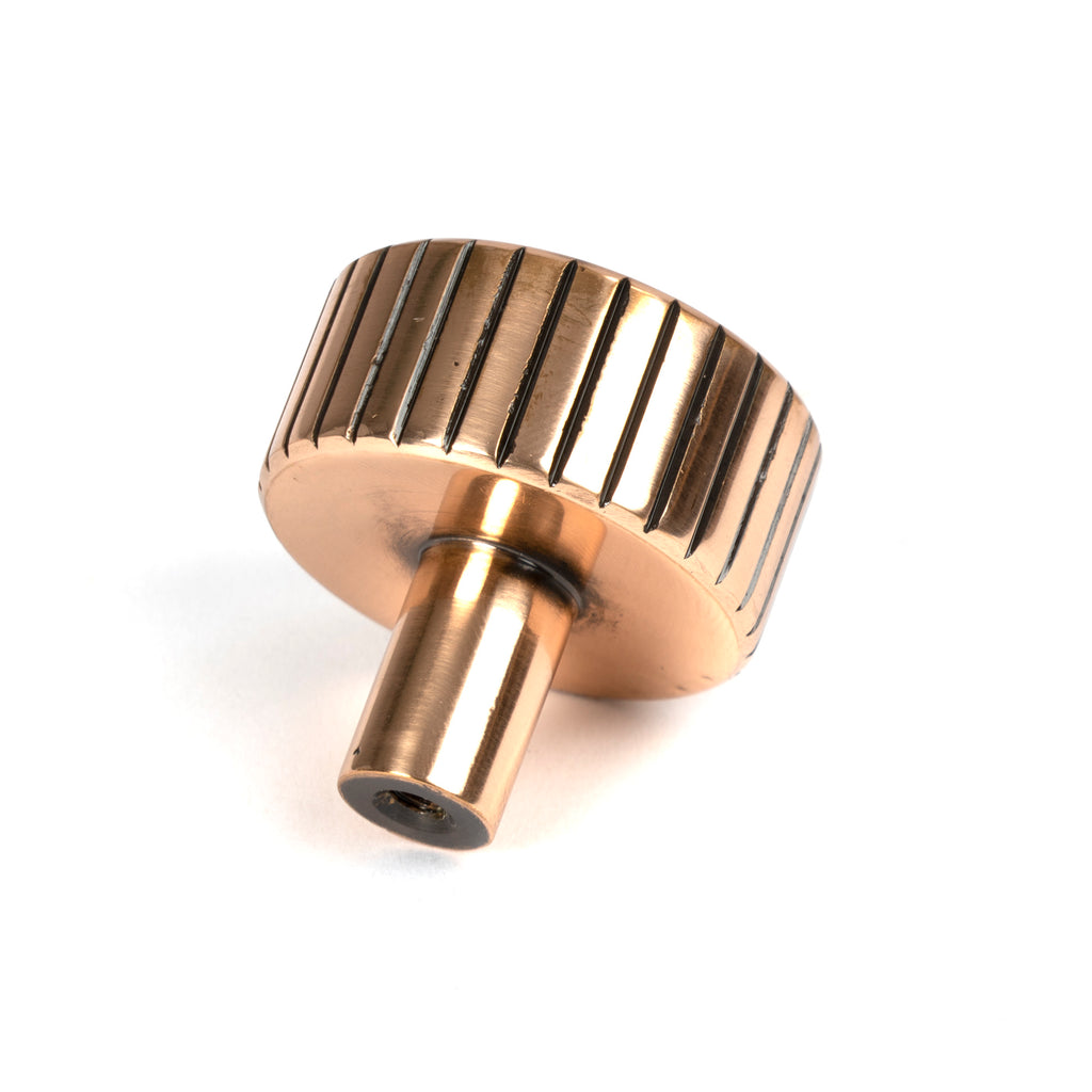 From The Anvil's Polished Bronze 32mm Judd Cabinet Knob