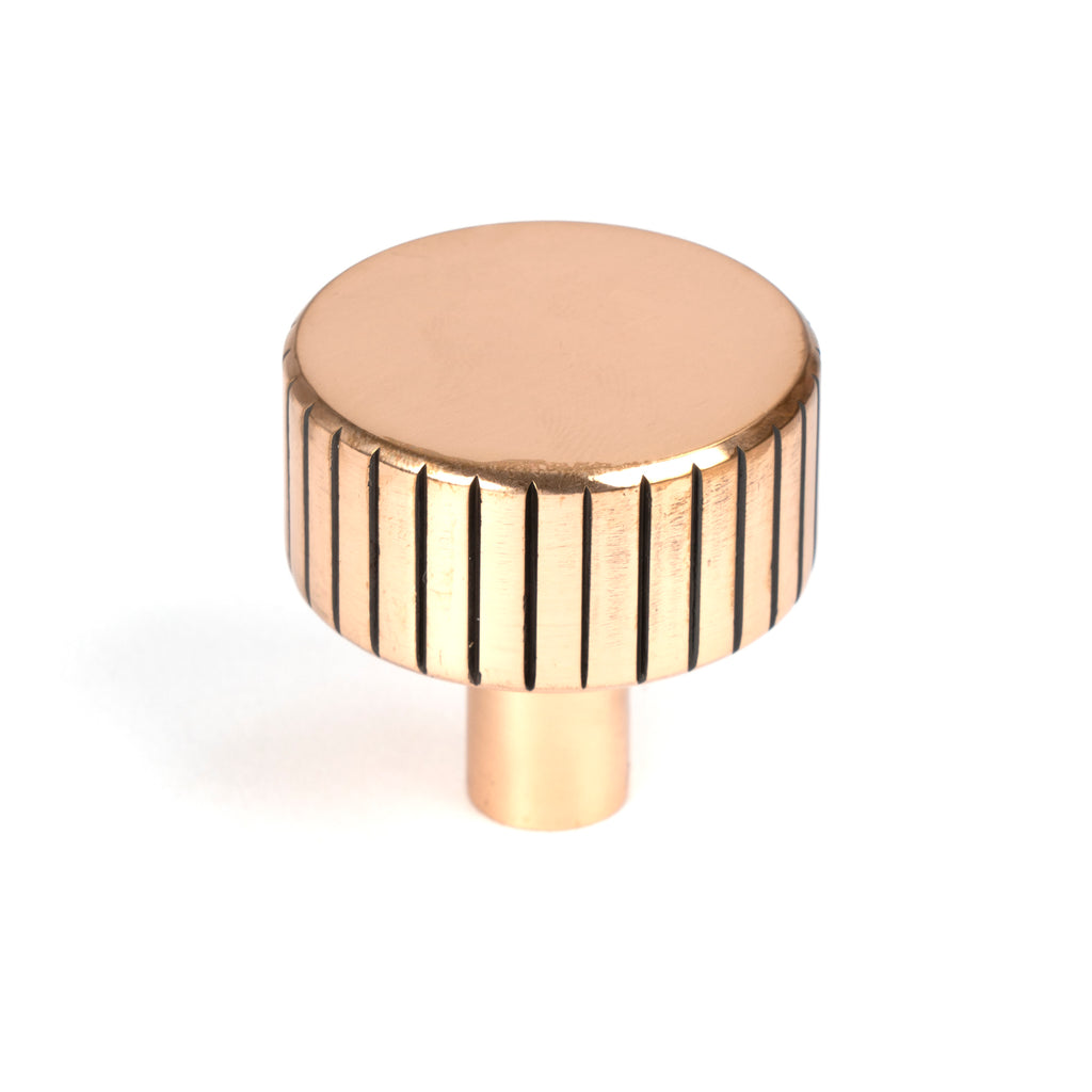 From The Anvil's Polished Bronze 32mm Judd Cabinet Knob