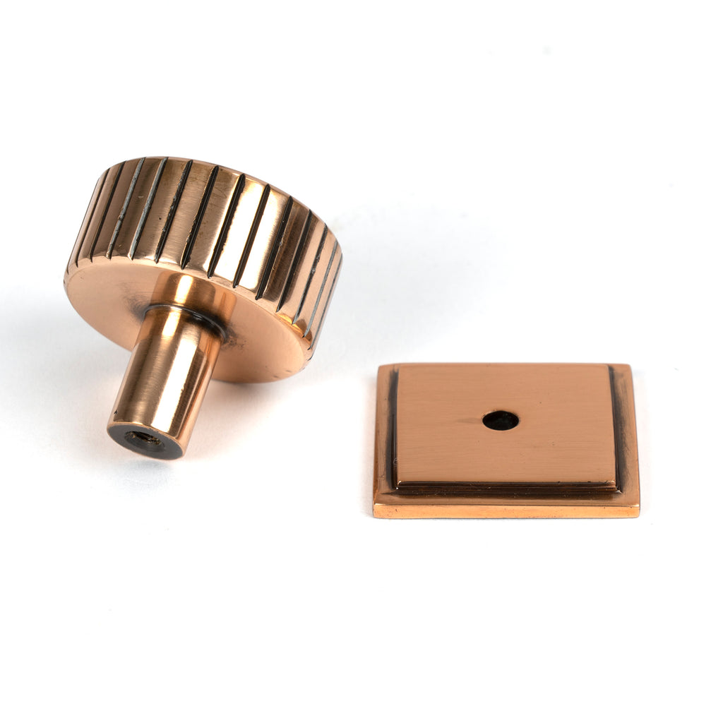 From The Anvil's Polished Bronze 32mm Judd Cabinet Knob