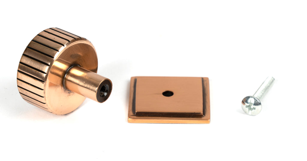 From The Anvil's Polished Bronze 32mm Judd Cabinet Knob